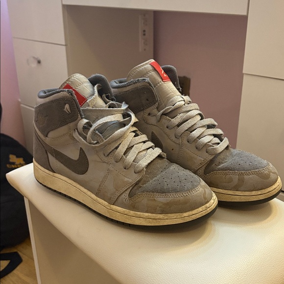 Jordan Gray High-Top Sneakers - Picture 1 of 3